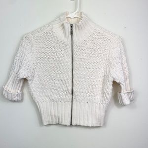 Vintage Guess Jeans Knit Zip Up Sweater Medium